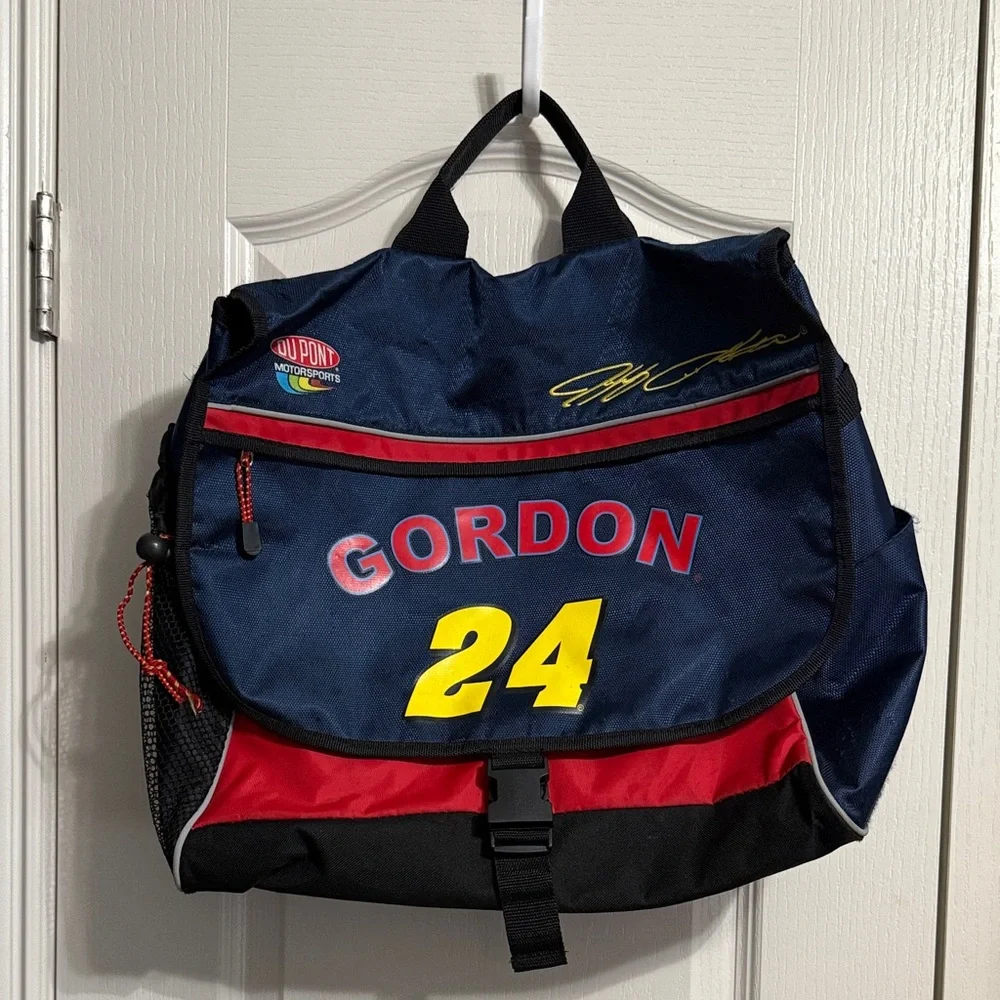Nascar Jeff Gordon Messenger Bag‎ Y2K Skater Americana Racing Indie Sleaze